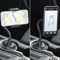 Universal Flexible Car Cup Phone Holder Magnetic Or Non-Magnetic