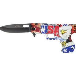 USA Eagle Gun Liner Lock Knife