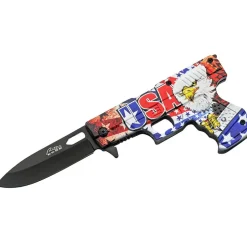USA Eagle Gun Liner Lock Knife