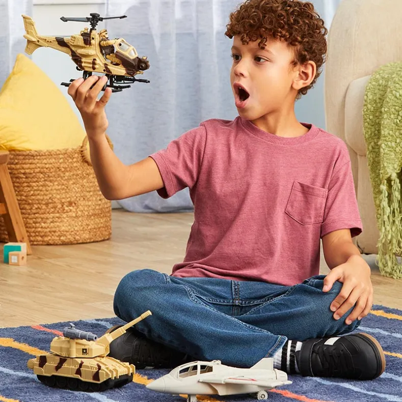 U.S. Army Combat Forces Toy Set - Military Vehicles for Imaginative Play