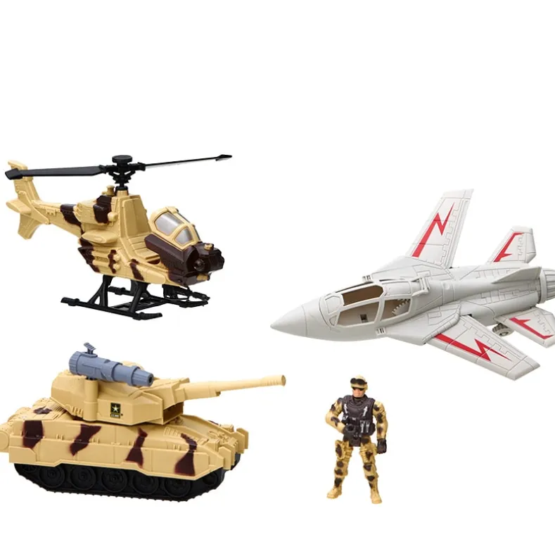 U.S. Army Combat Forces Toy Set - Military Vehicles for Imaginative Play