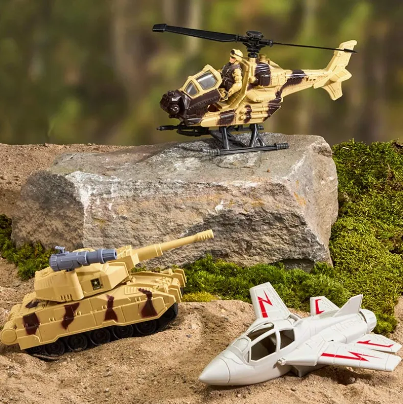 U.S. Army Combat Forces Toy Set - Military Vehicles for Imaginative Play