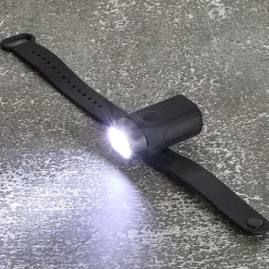 USB Rechargeable Waterproof Wristband Flashlight 2 LEDS 200 Lumens