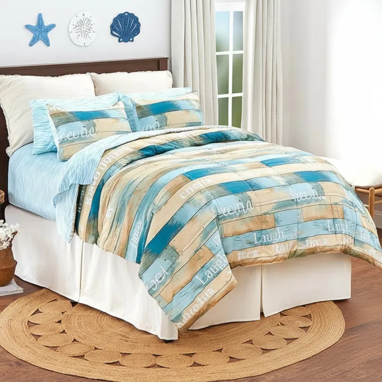 Vacation Rules Queen or King Complete Comforter Set