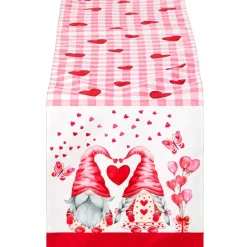 Valentine's Day Gnome Table Runner or Set of 4 Placemats