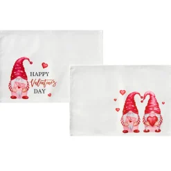 Valentine's Day Whimsical Gnome Printed Tabletop Collection