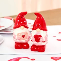 Valentine's Day Whimsical Gnome Printed Tabletop Collection