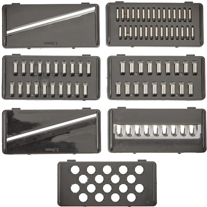 Vegetable Chopper Set - Slice, Shred, Grate, Peel