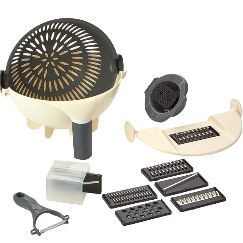 Vegetable Chopper Set - Slice, Shred, Grate, Peel