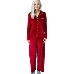 Velour Women's Pajama 2-Pc Set