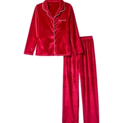 Velour Women's Pajama 2-Pc Set