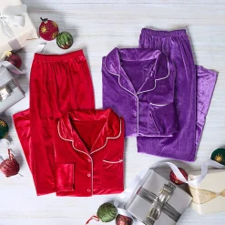 Velour Women's Pajama 2-Pc Set