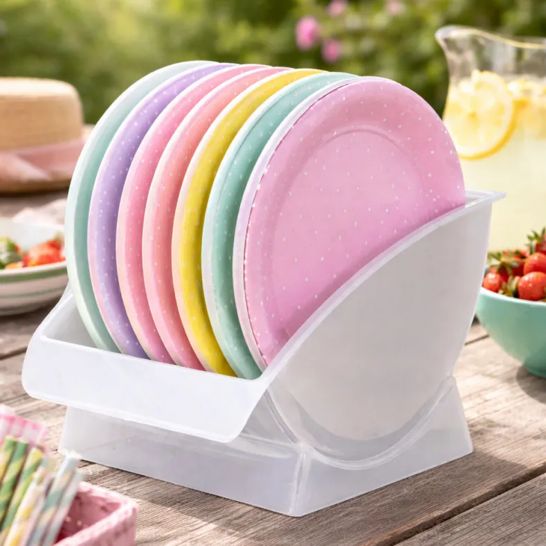 Vertical Salad Plate Rack