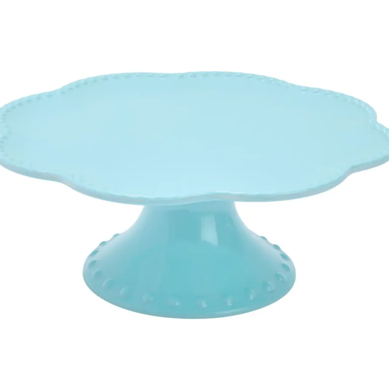 Vintage Beaded Melamine 10" Decorative Cupcake or Cake Stand