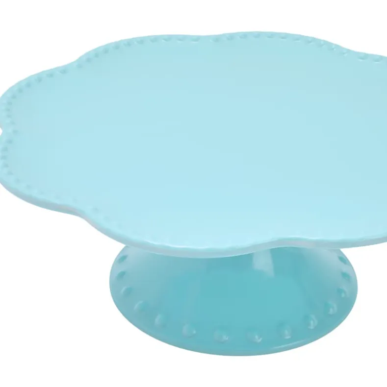 Vintage Beaded Melamine 10" Decorative Cupcake or Cake Stand