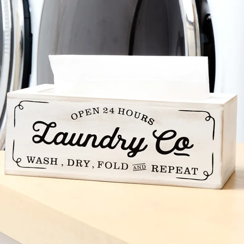 Vintage Laundry Room Decor - Magnets and Dryer Sheet Box