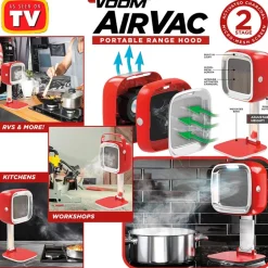 Voom™ Air Vac Portable Adjustable Range Hood
