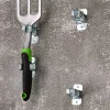 Wall Clamps Set Of 10 Spring Grip For Brooms Mops Rakes Organization