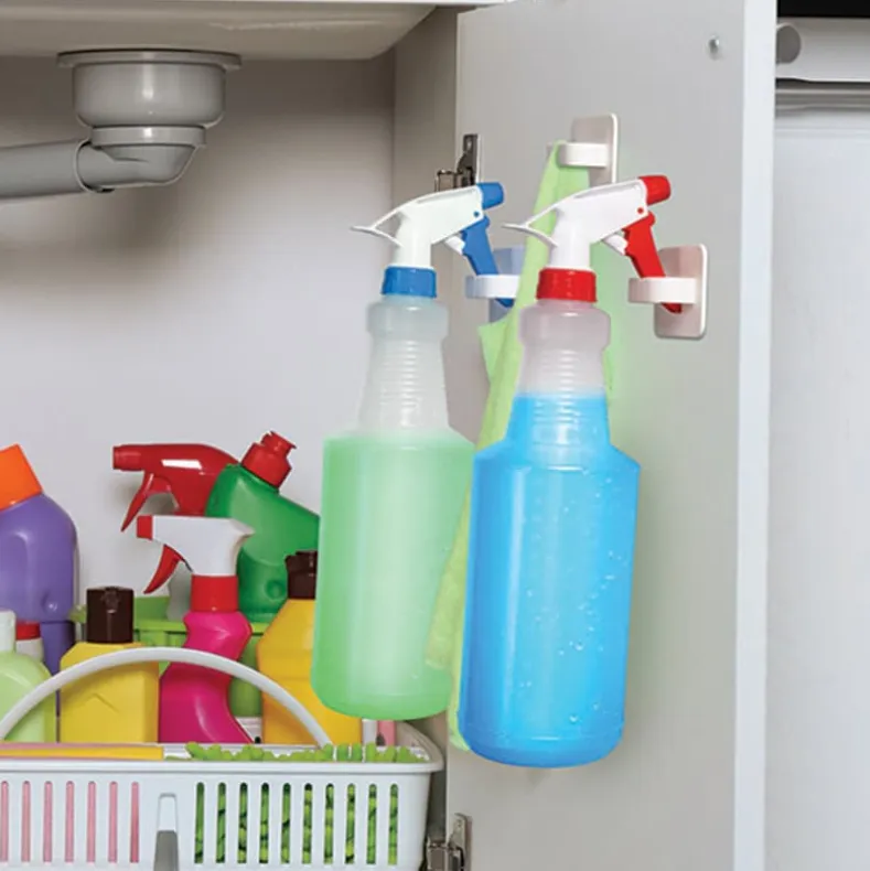 Wall-Mounted Spray Bottle Holders - 3-Pk.