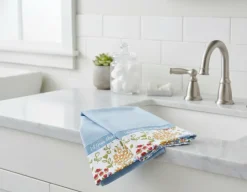 Watercolor Floral Bath Collection