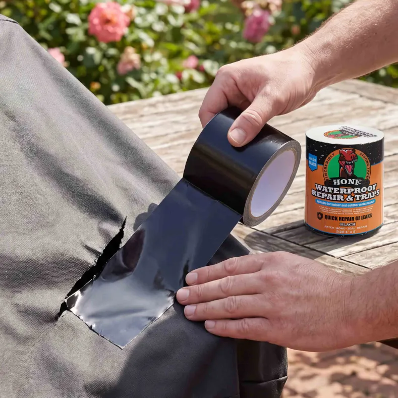 WaterProof Repair Black Tape For Indoor And Outdoor 4" X 5'