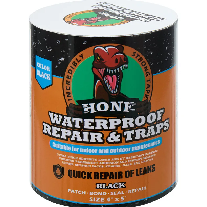 WaterProof Repair Black Tape For Indoor And Outdoor 4" X 5'