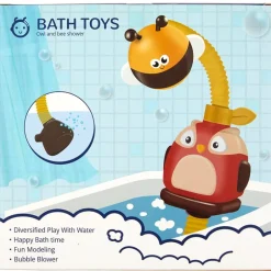 Water Pump Bath Toy-Bee and Owl