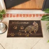 Welcome Cat Lover Rubber Doormat