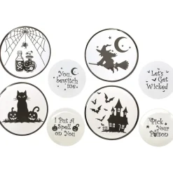 Whimsical Halloween Charger Plates- Set of 4