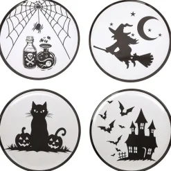 Whimsical Halloween Charger Plates- Set of 4