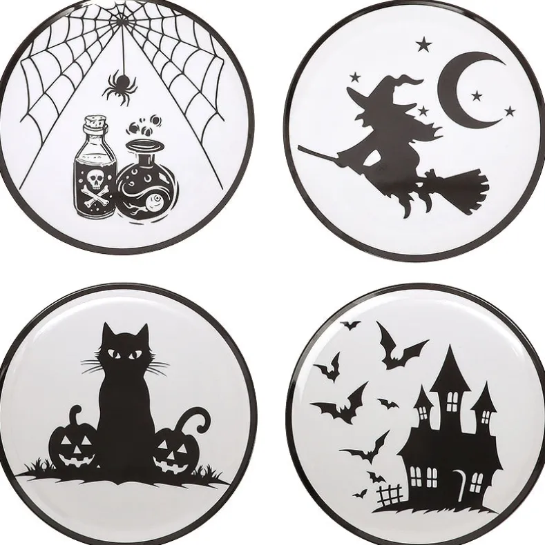 Whimsical Halloween Charger Plates- Set of 4
