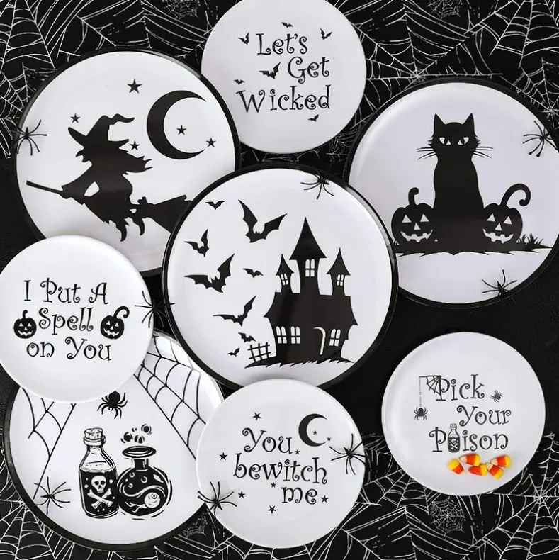 Whimsical Halloween Charger Plates- Set of 4