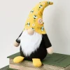 Whimsical Plush Bee Gnome with Buzzing Bees