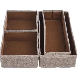 Whitmor Bedroom or Closet Drawer Organizers - Set of 4