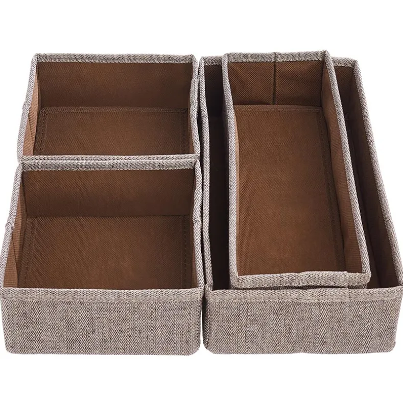 Whitmor Bedroom or Closet Drawer Organizers - Set of 4