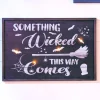 Wicked Halloween Lighted Canvas Decor