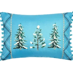 Wildlife Explorer Embroidered Decorative Pillow