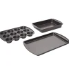 Wilton Bakeware Gift Set - Baking Sheet, Muffin Pan, and Oblong Pan