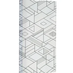 Window Film PVC Embossed In Geometric Ivy Or Square Design