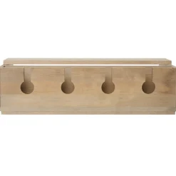 Wine Rack with Wine Glass Storage, Wall-Mounted