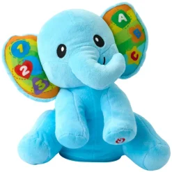 Winfun Interactive Elephant Plush Toy - Lights and Sound Learning Fun