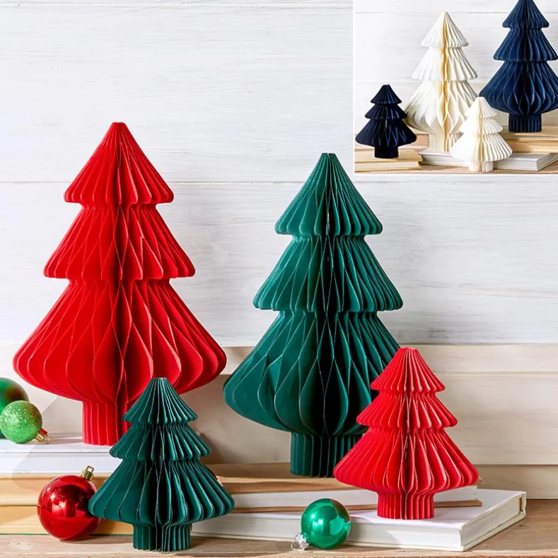 Winter or Holiday Themed Paper Trees