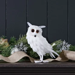 Winter White Woodland Decor - Owl or Deer