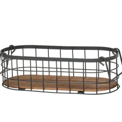 Wire Kitchen Countertop Fruit Baskets - Set of 2