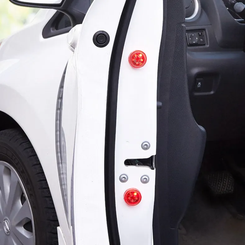 Wireless Car Door LED Warning Roadside Safety Light Set of 2