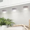 Wireless LED Color-Changing Puck Lights With Remote Set of 3