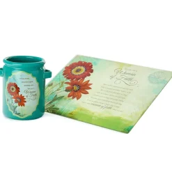 Woman of Faith Religious Kitchen Gifts - Utensil Crock or Cutting Board