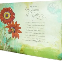 Woman of Faith Religious Kitchen Gifts - Utensil Crock or Cutting Board