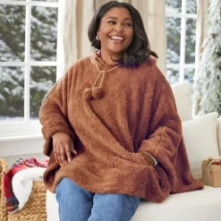 Women's Comfy Cozy Weekend Poncho