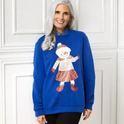 Women's Crew Neck Christmas Sweatshirt